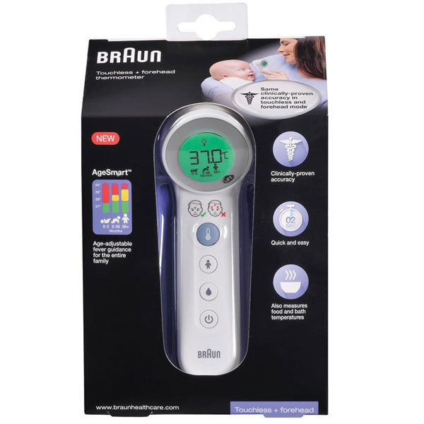 Braun Touchless + Forehead Thermometer BNT400