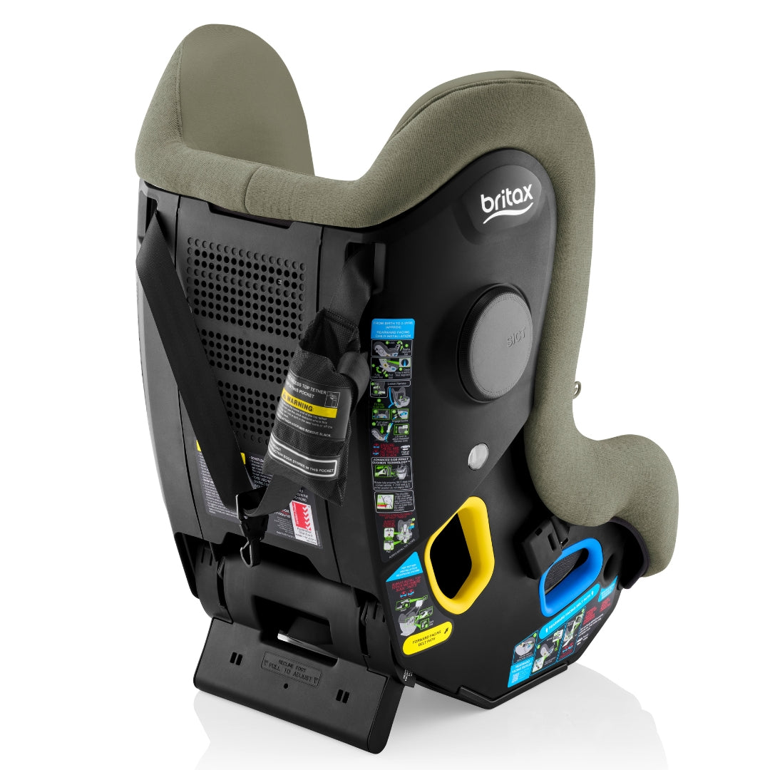 Britax Safe n Sound B-Compaq Style Convertible Car Seat Dark Olive