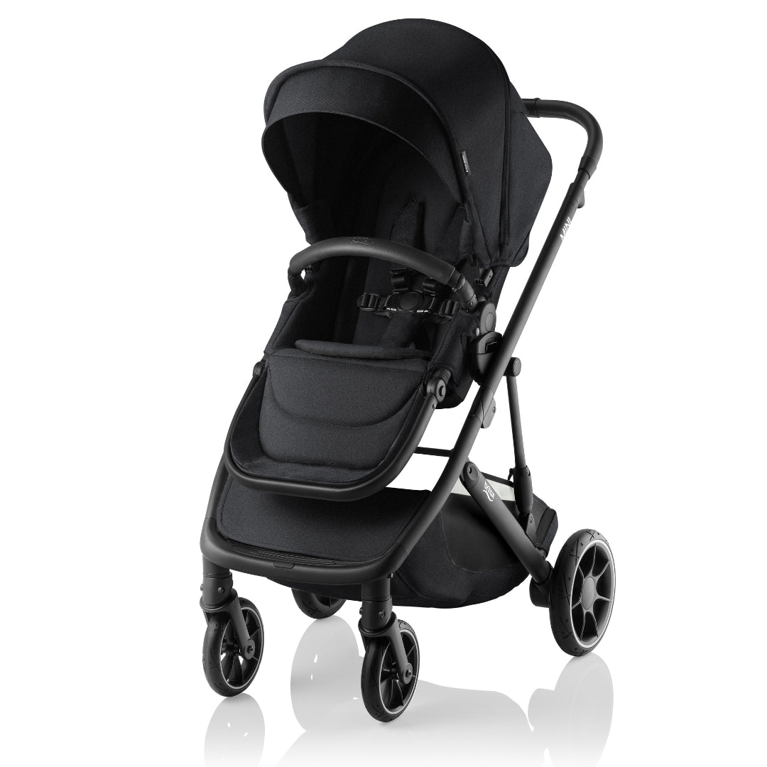 Britax Mini Stroller Raven Black with Bassinet