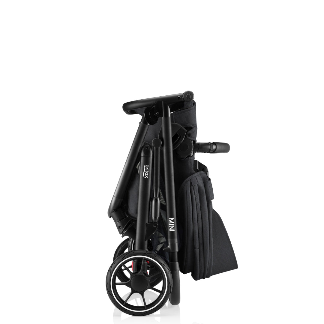 Britax Mini Stroller Raven Black with Bassinet