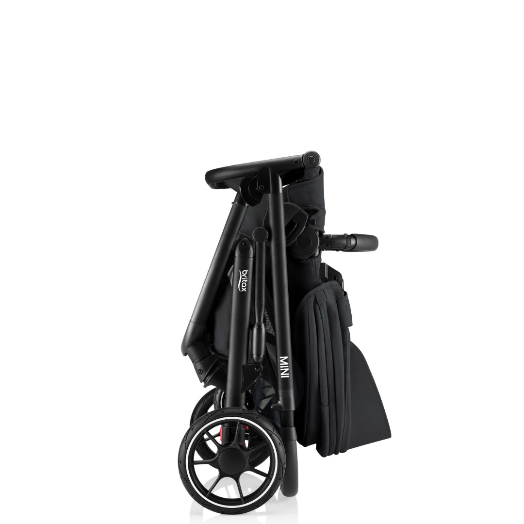 Britax Mini Stroller Raven Black Melange with Bassinet
