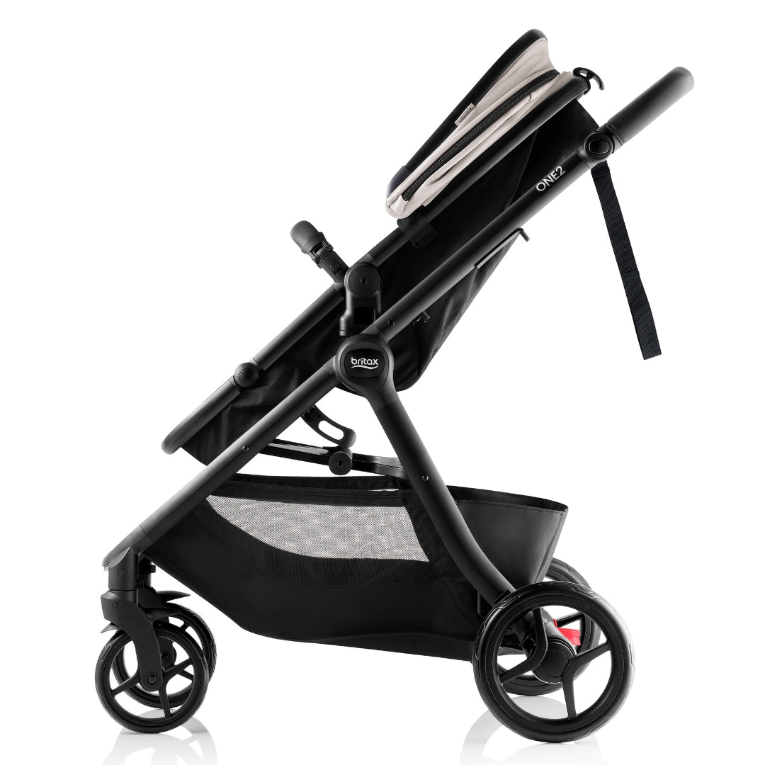 Britax One2 Stroller Dune Taupe with Second Seat