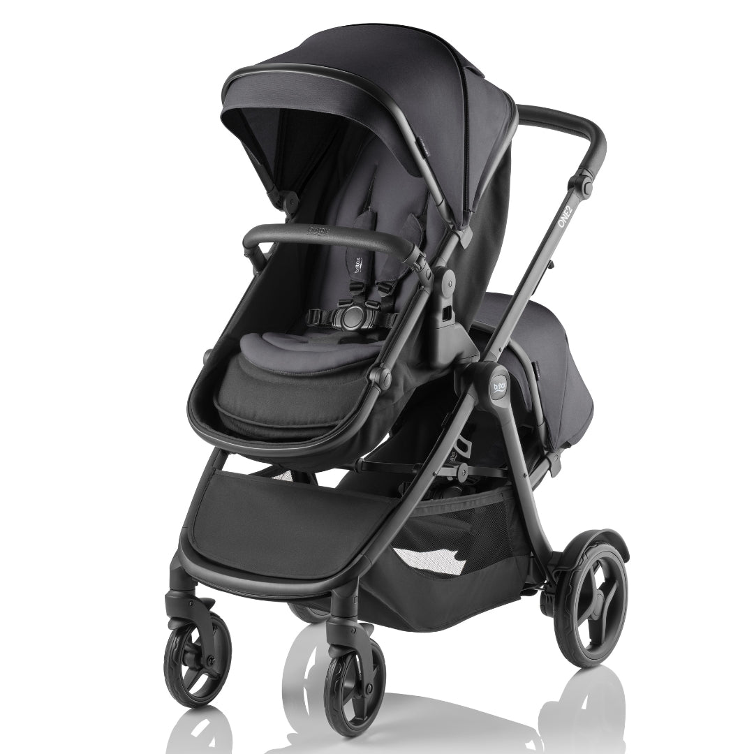 Britax One2 Stroller Mineral Grey with Second Seat