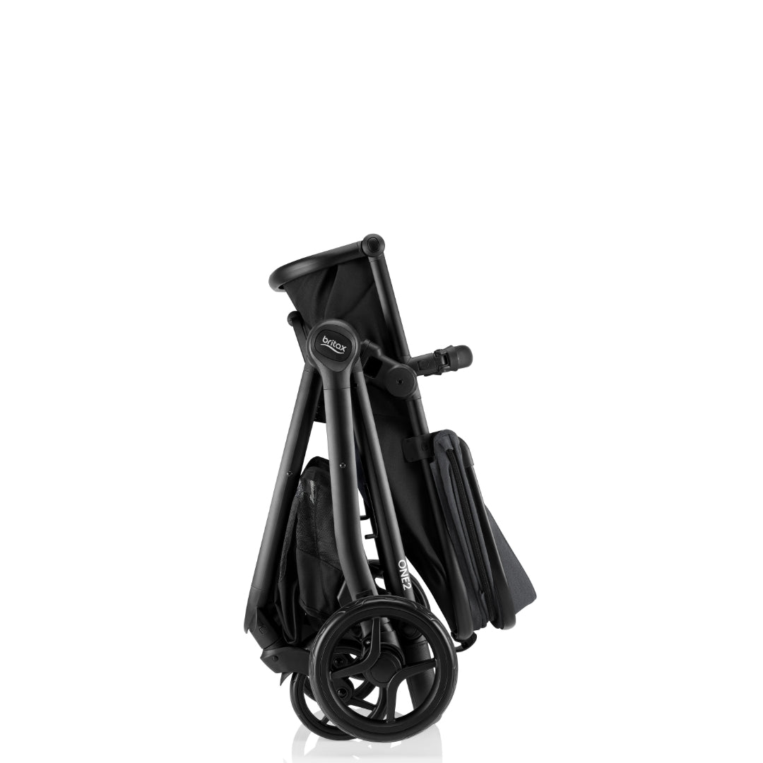 Britax One2 Stroller Raven Black Melange with Second Seat