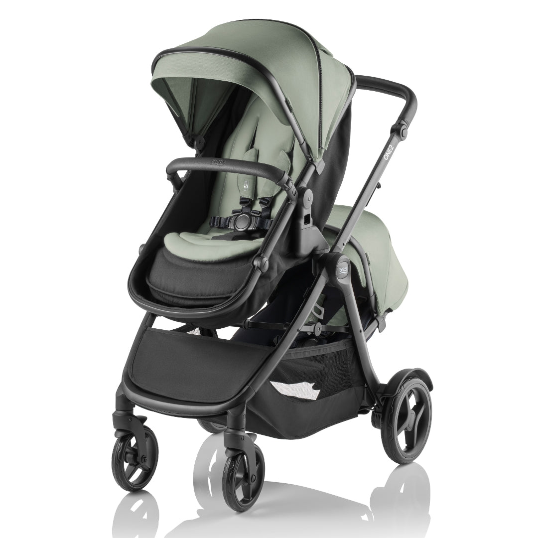 Britax One2 Stroller Sage Green with Second Seat