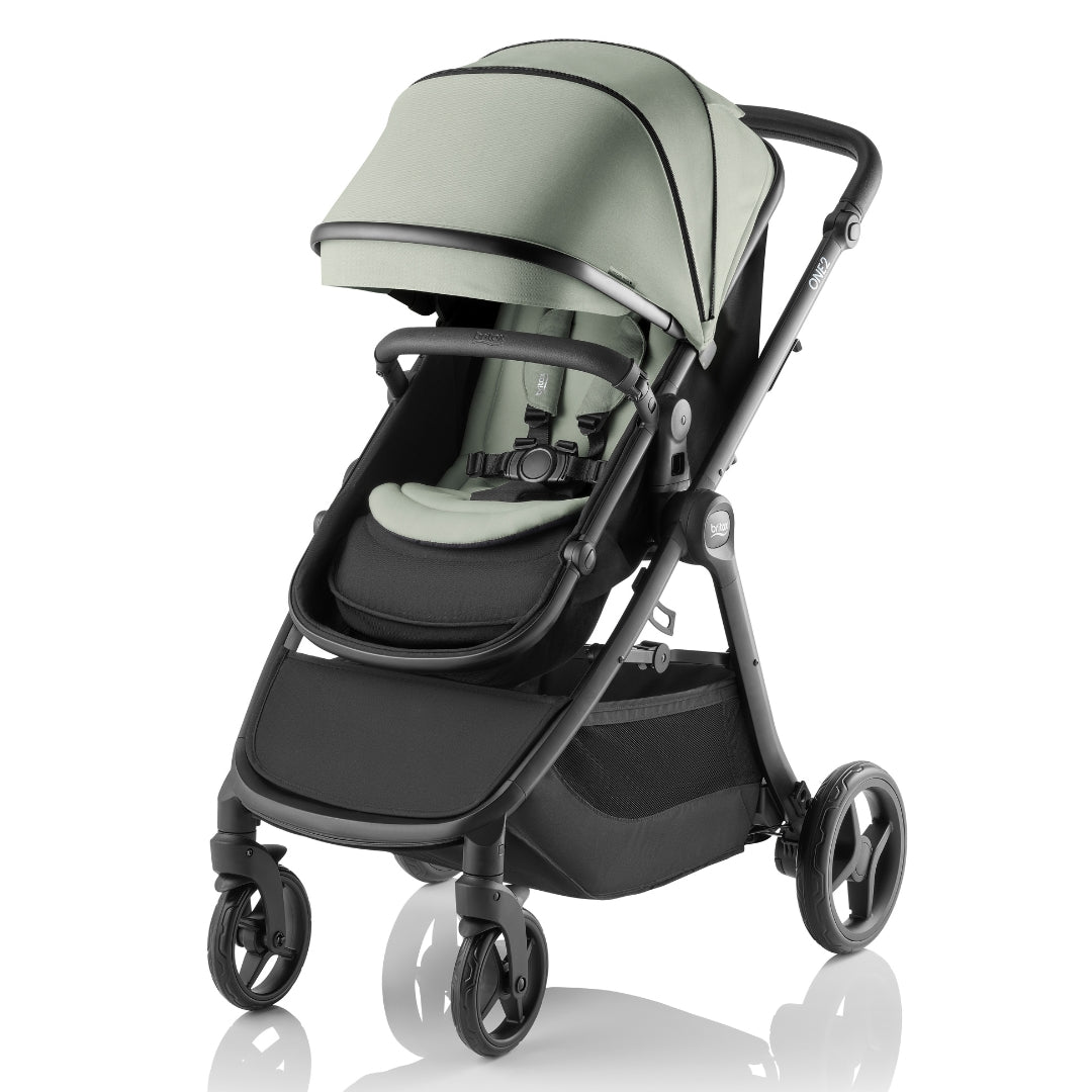 Britax One2 Stroller Sage Green with Second Seat