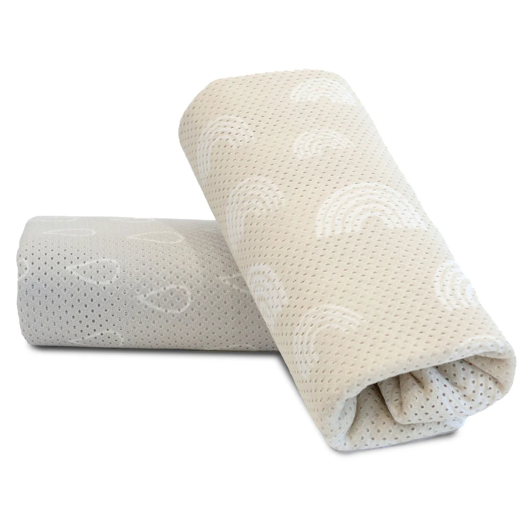 Bubba Blue Nordic Air+ Mesh Nursing Scarf 2pk Grey/Sand