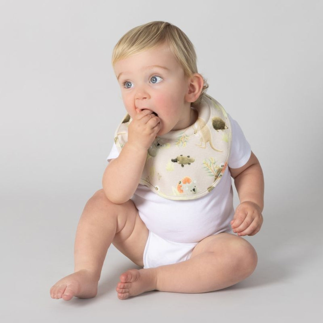 Bubba Blue Aussie Animals Dribble Bibs 2pk