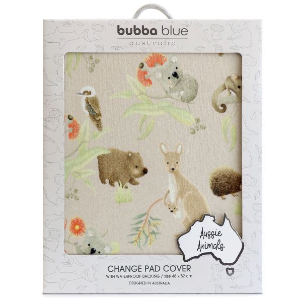 Bubba Blue Aussie Animals Change Pad Cover
