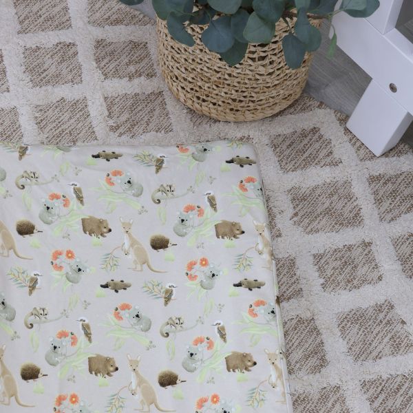 Bubba Blue Aussie Animals Change Pad Cover