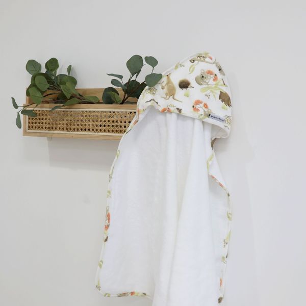 Bubba Blue Aussie Animals Hooded Towel