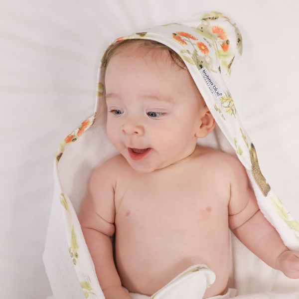Bubba Blue Aussie Animals Hooded Towel