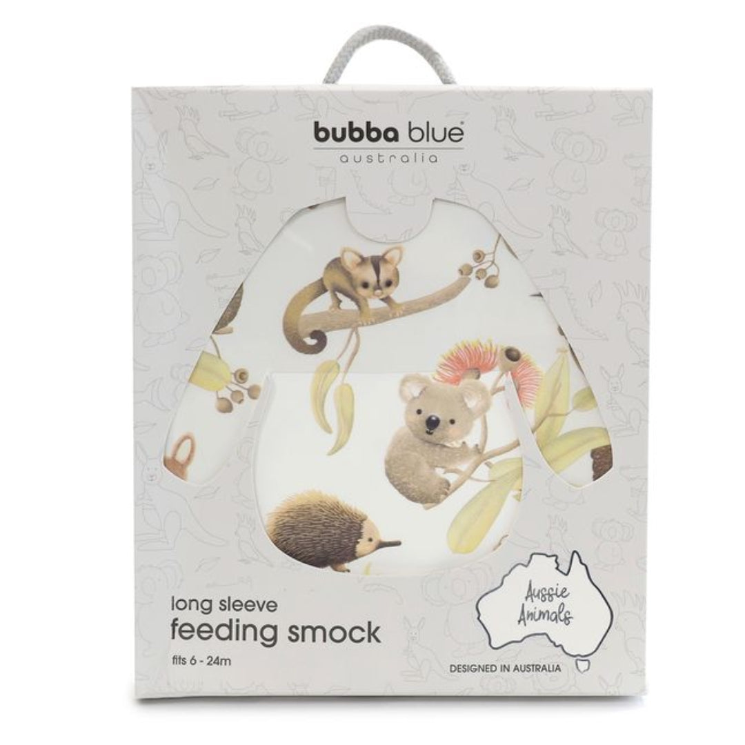 Bubba Blue Aussie Animals Smock Bib