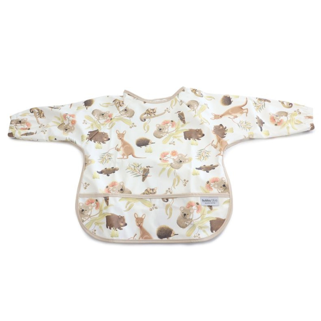 Bubba Blue Aussie Animals Smock Bib