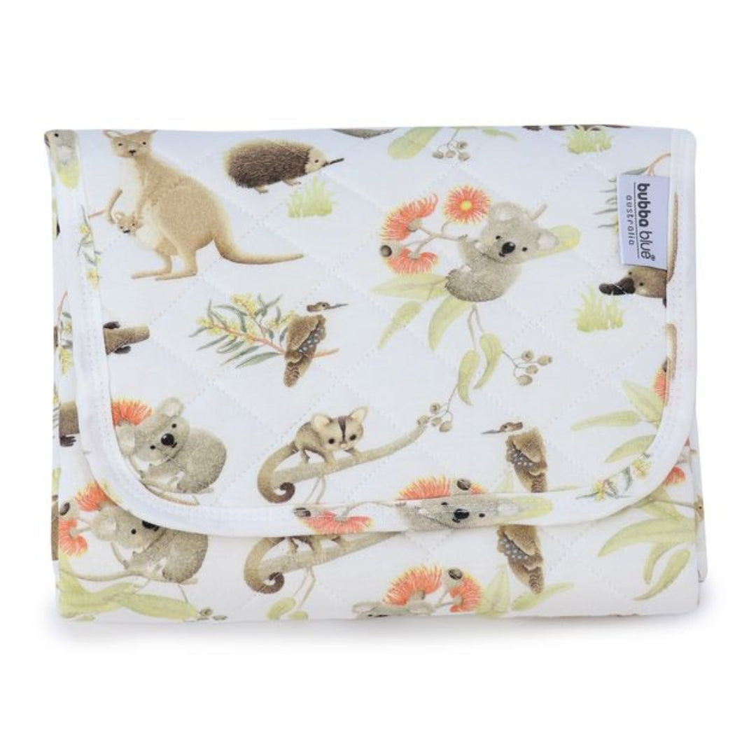 Bubba Blue Aussie Animals Travel Change Mat