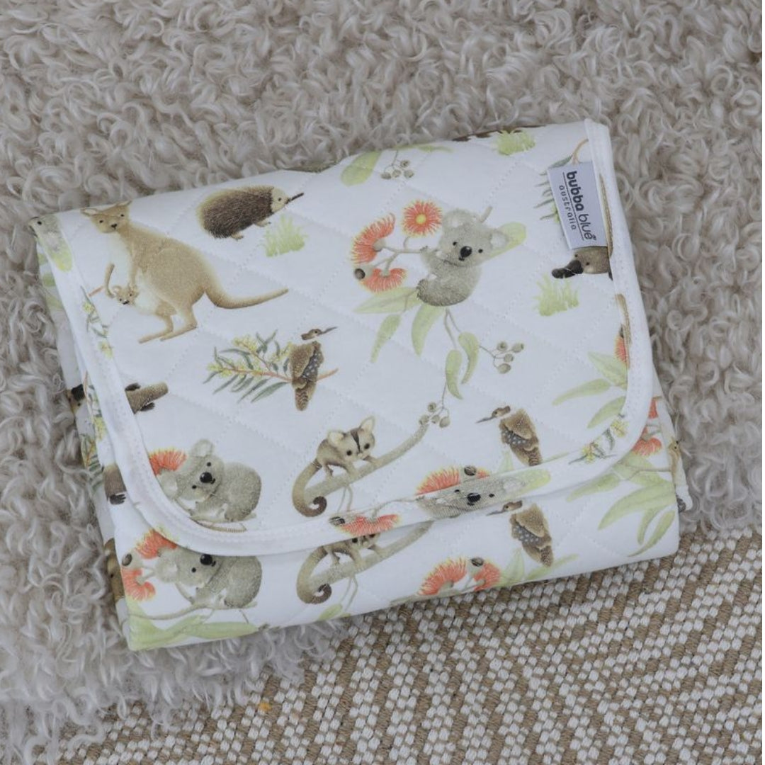 Bubba Blue Aussie Animals Travel Change Mat