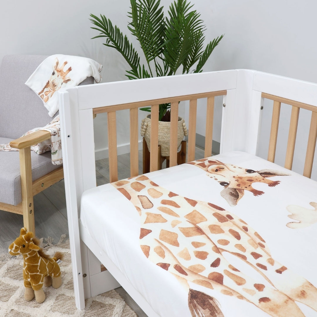 Bubba Blue Adventure Bamboo Jersey Cot Fitted Sheets 2 Pack