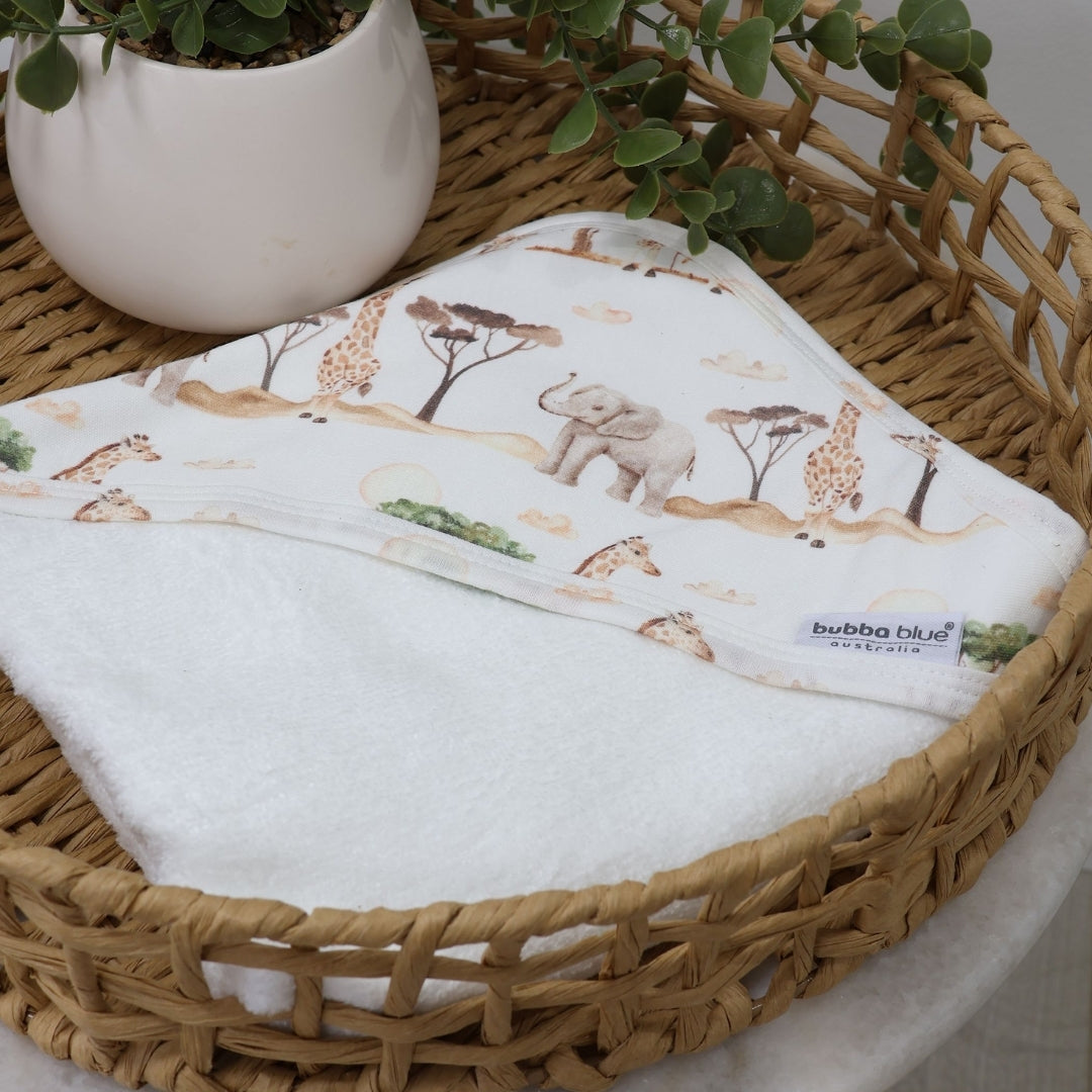 Bubba Blue Adventure Bamboo Hooded Towels 2 Pack