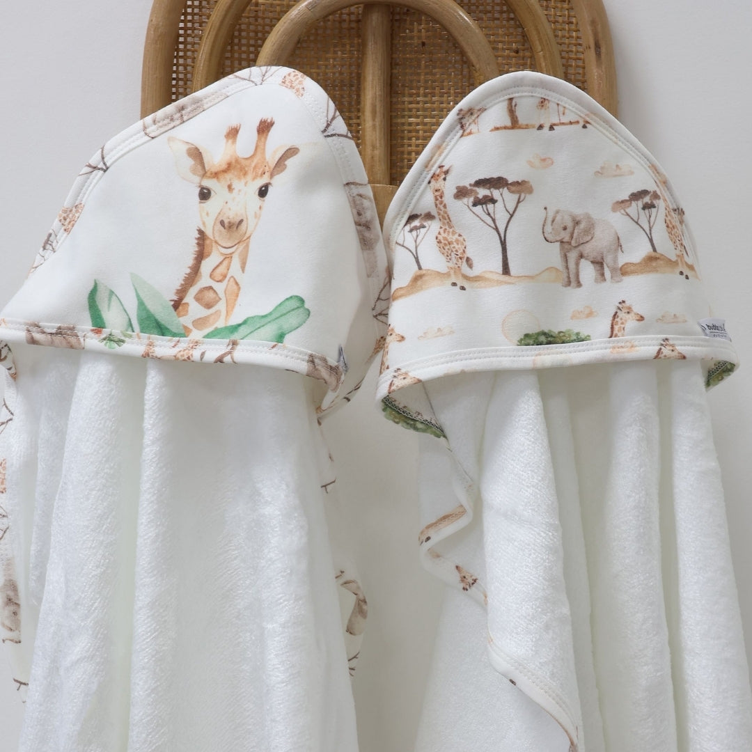 Bubba Blue Adventure Bamboo Hooded Towels 2 Pack