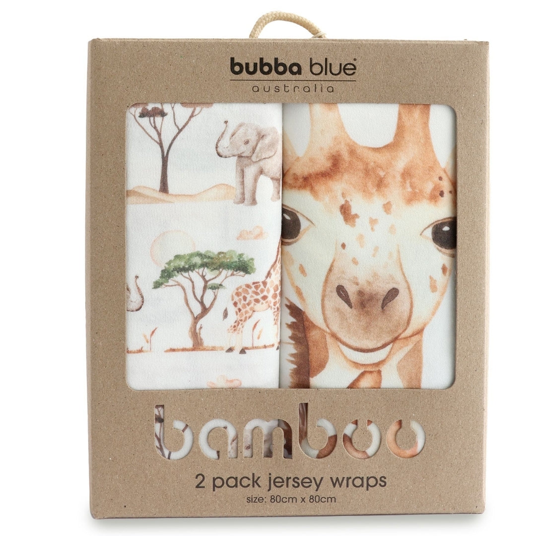 Bubba Blue Adventure Bamboo Jersey Wraps 2 Pack