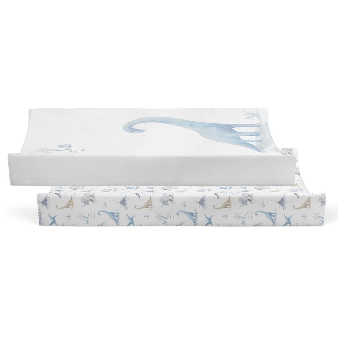 Bubba Blue Jurassic Bamboo Waterproof Change Mat Covers 2 Pack