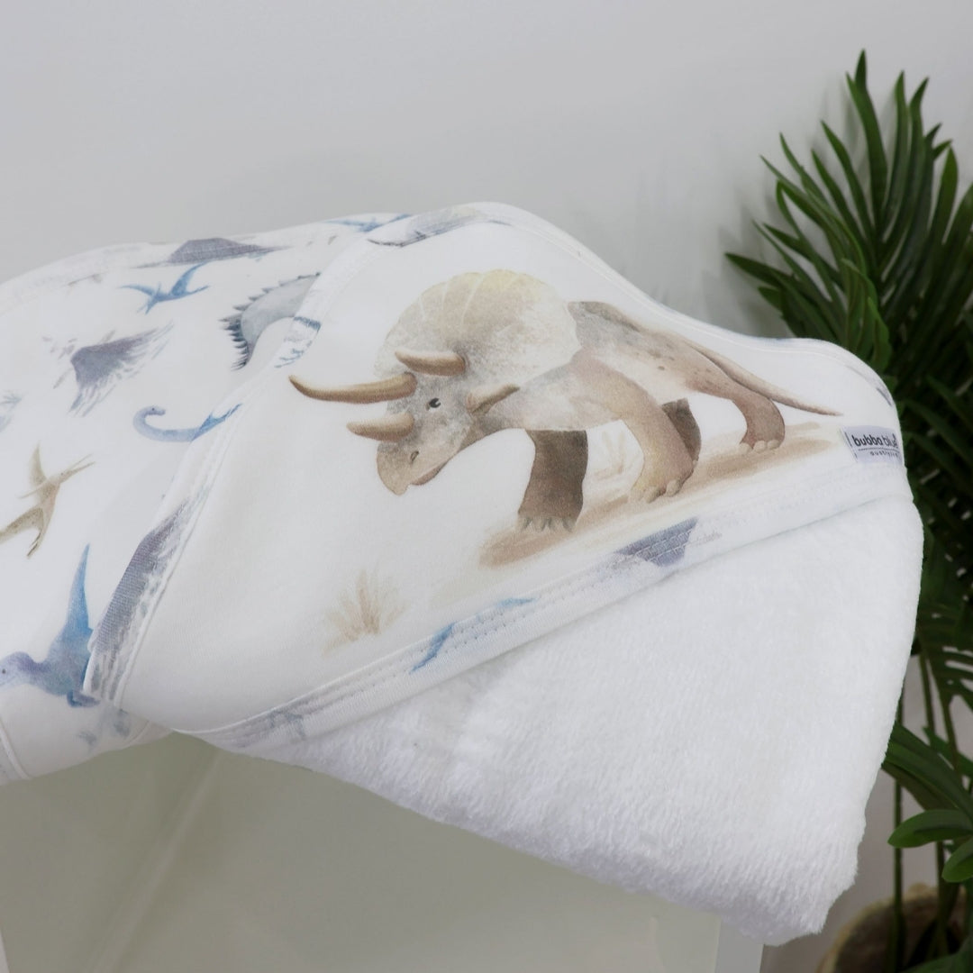 Bubba Blue Jurassic Bamboo Hooded Towels 2 Pack