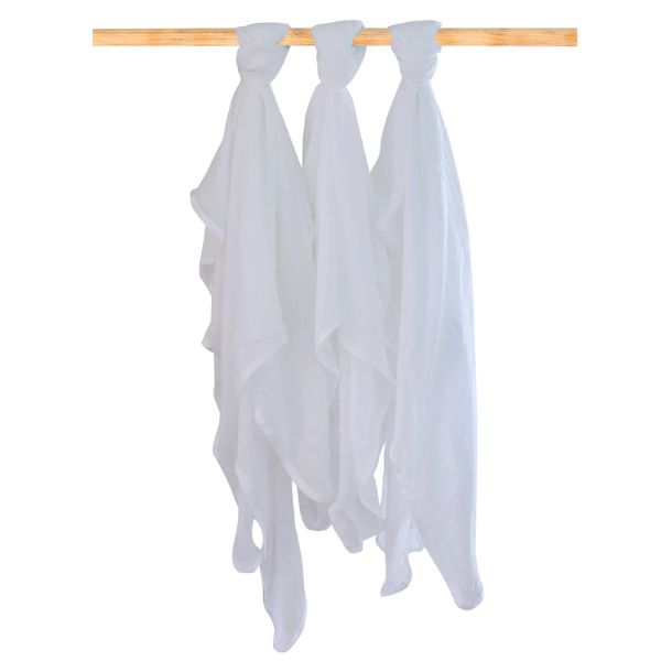 Bubba Blue Bamboo 3pk Muslin Wraps