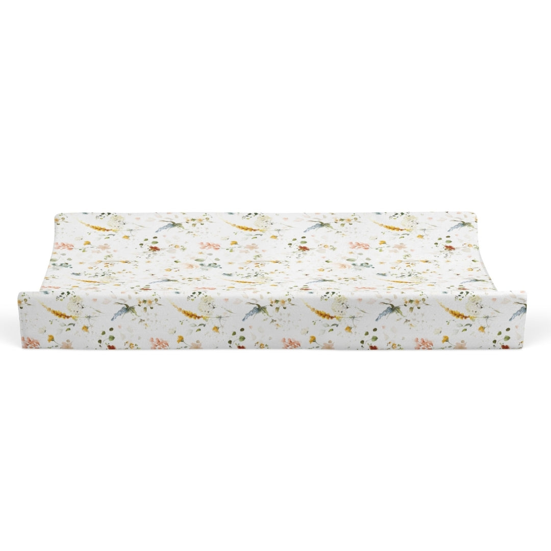 Bubba Blue Peonies Bamboo Waterproof Change Mat Covers 2 Pack