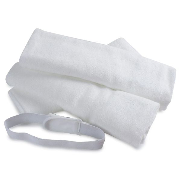 Bubba Blue Bamboo Towelling Nappies 7pk White