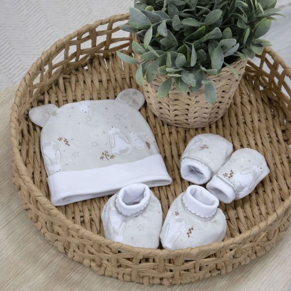 Bubba Blue Bunny Dreams Layette Set 3pcs