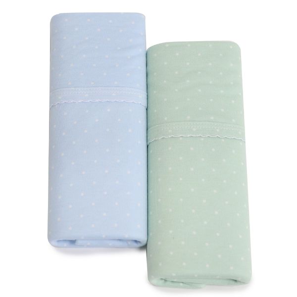 Bubba Blue Confetti Jersey Wraps 2pk Blue/Sage