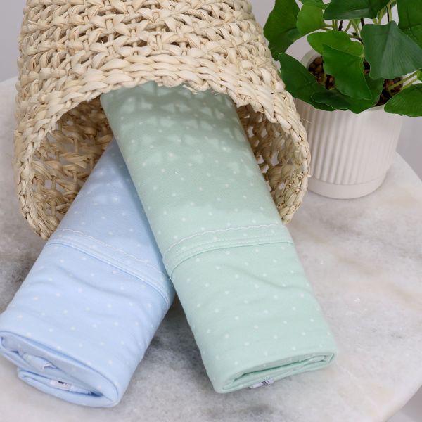 Bubba Blue Confetti Jersey Wraps 2pk Blue/Sage