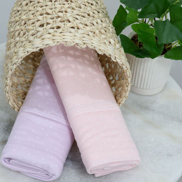 Bubba Blue Confetti Jersey Wraps 2pk Pink/Lilac