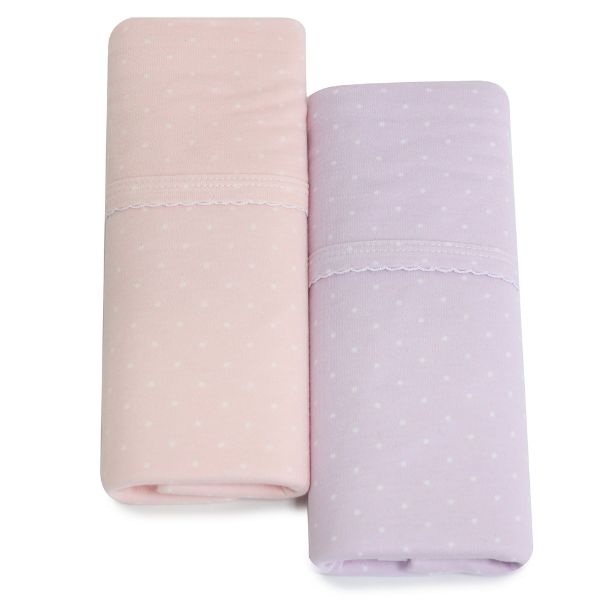 Bubba Blue Confetti Jersey Wraps 2pk Pink/Lilac