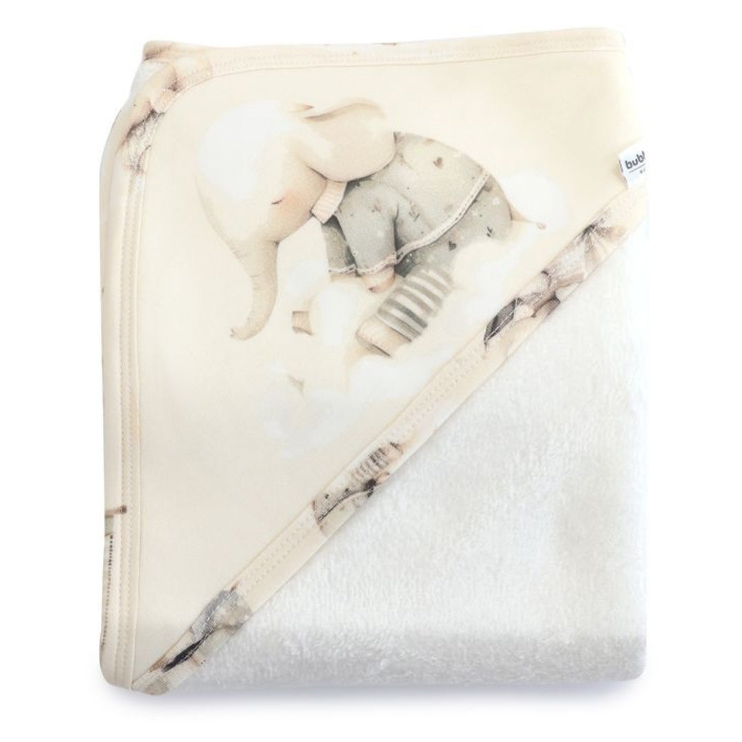 Bubba Blue Elephant Bedtime Hooded Towel