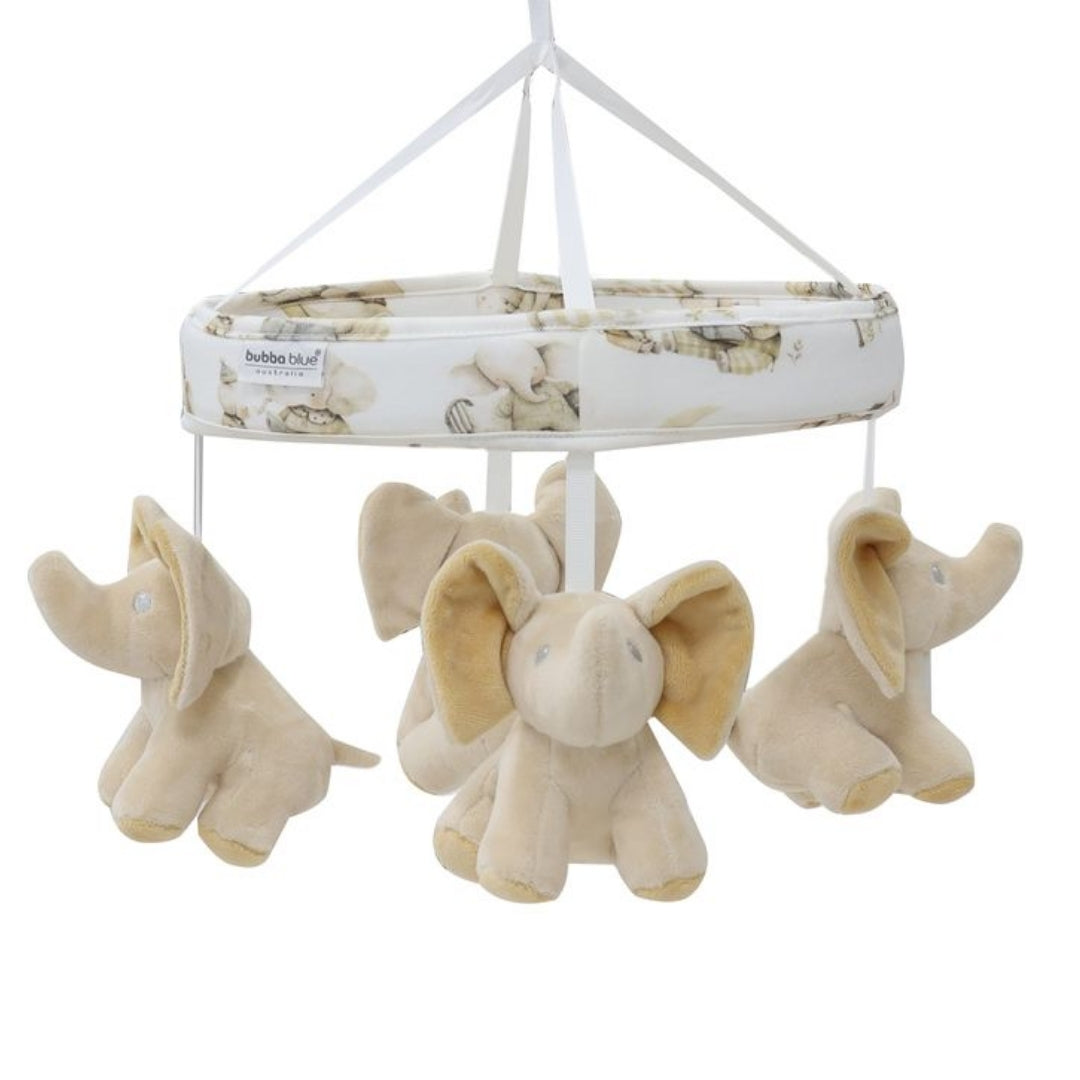 Bubba Blue Elephant Bedtime Musical Mobile