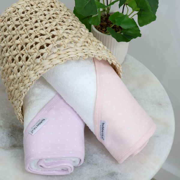 Bubba Blue Confetti Hooded Towel Pink/Lilac 2pk