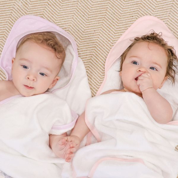 Bubba Blue Confetti Hooded Towel Pink/Lilac 2pk