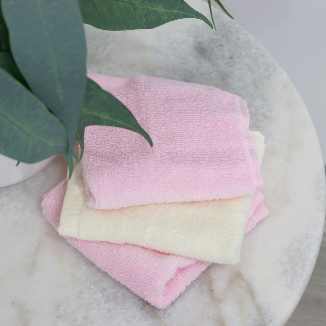 Bubba Blue Nordic Wash Cloths Strawberry/Cherry 3pk