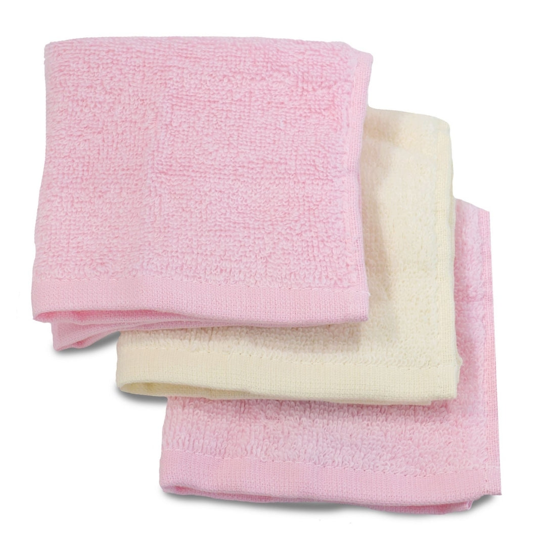 Bubba Blue Nordic Wash Cloths Strawberry/Cherry 3pk