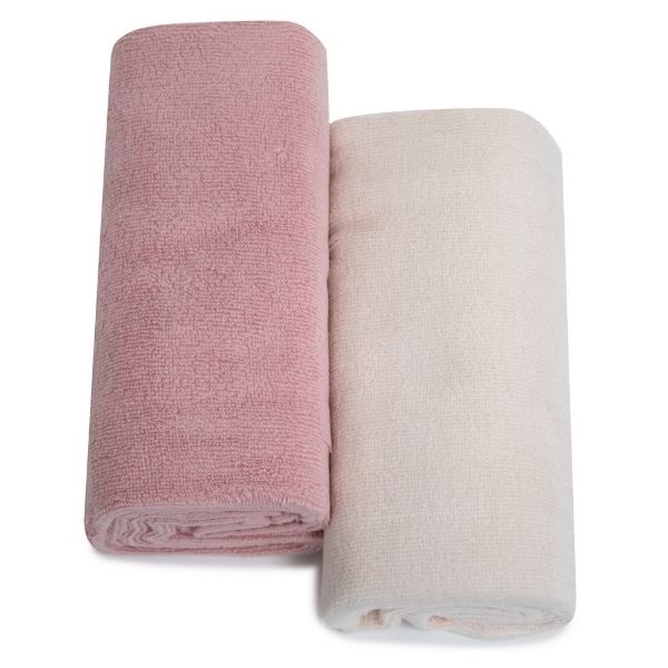 Bubba Blue Nordic 2pk Bath Towel Dusty Berry/Rose