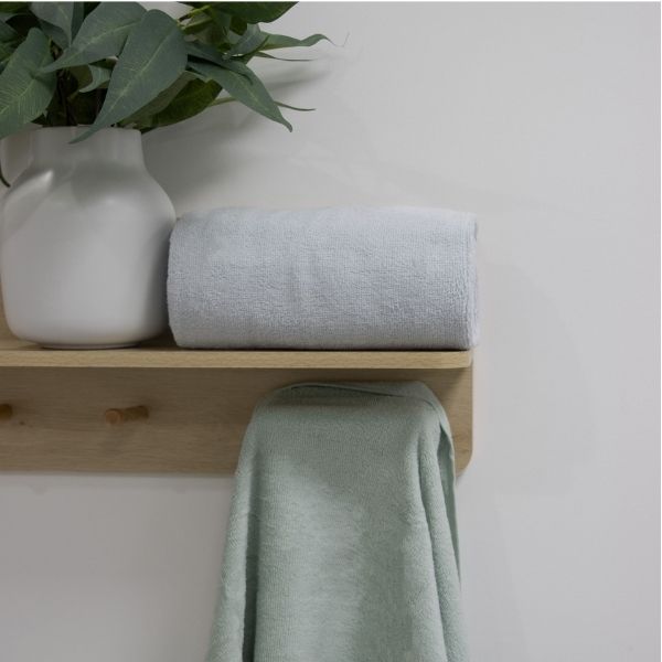 Bubba Blue Nordic 2pk Bath Towel Dusty Sky/Mint