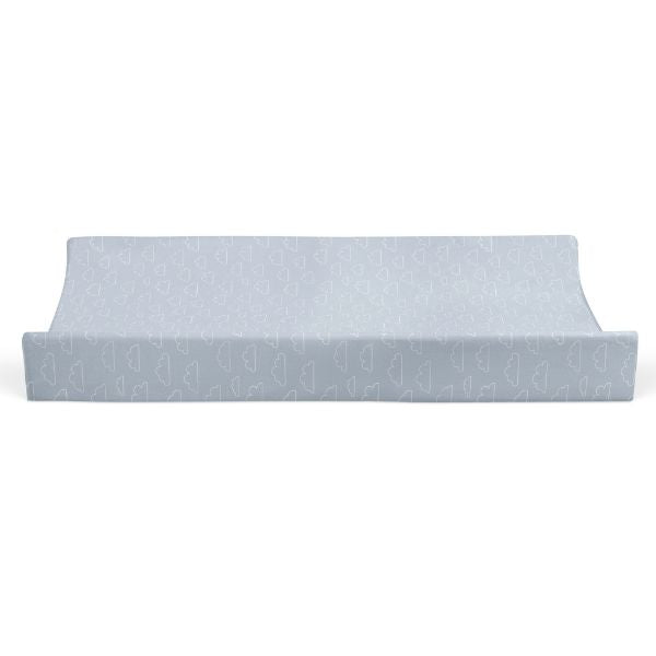 Bubba Blue Nordic Waterproof Change Pad Covers Dusty Sky/Mint 2pk