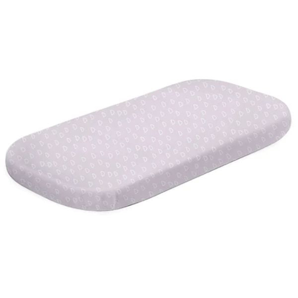 Bubba Blue Nordic Jersey Co-sleeper Fitted Sheets Dusty Peach/Lilac 2pk