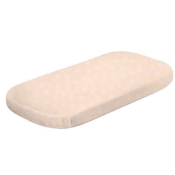 Bubba Blue Nordic Jersey Co-sleeper Fitted Sheets Dusty Peach/Lilac 2pk