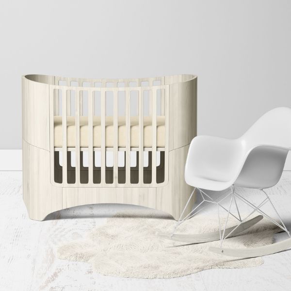 Bubba Blue Nordic Jersey Cot Fitted Sheets Vanilla/Latte 2pk