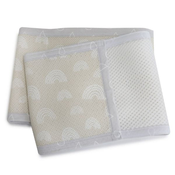 Bubba Blue Nordic Cot Liner Grey/Sand
