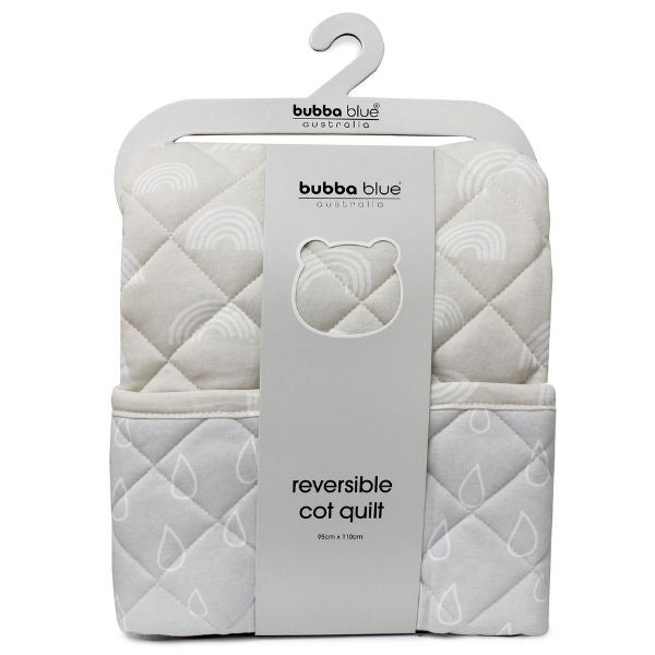 Bubba Blue Nordic Reversible Cot Grey/Sand