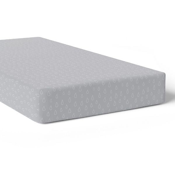 Bubba Blue Nordic Jersey Cot Fitted Sheets Grey/Sand 2pk