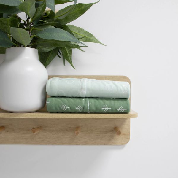 Bubba Blue Nordic Jersey Wraps Avocado/Forest 2pk